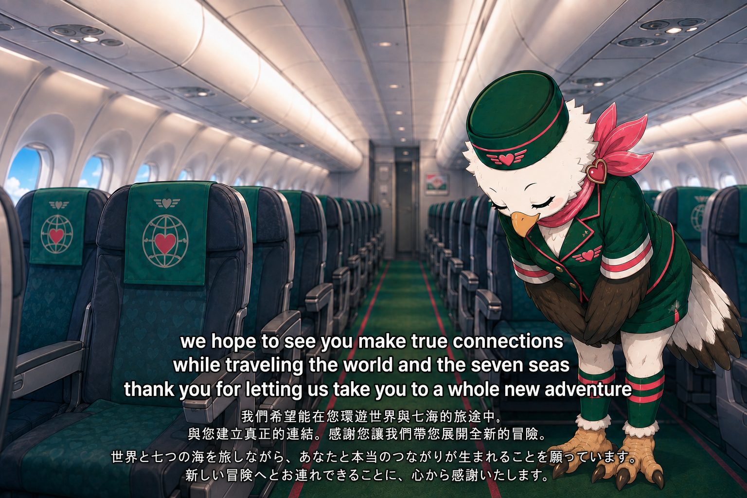 Anime Flight Attendant Dating Sim Love Is in the Air campaign photo, 5 of 7