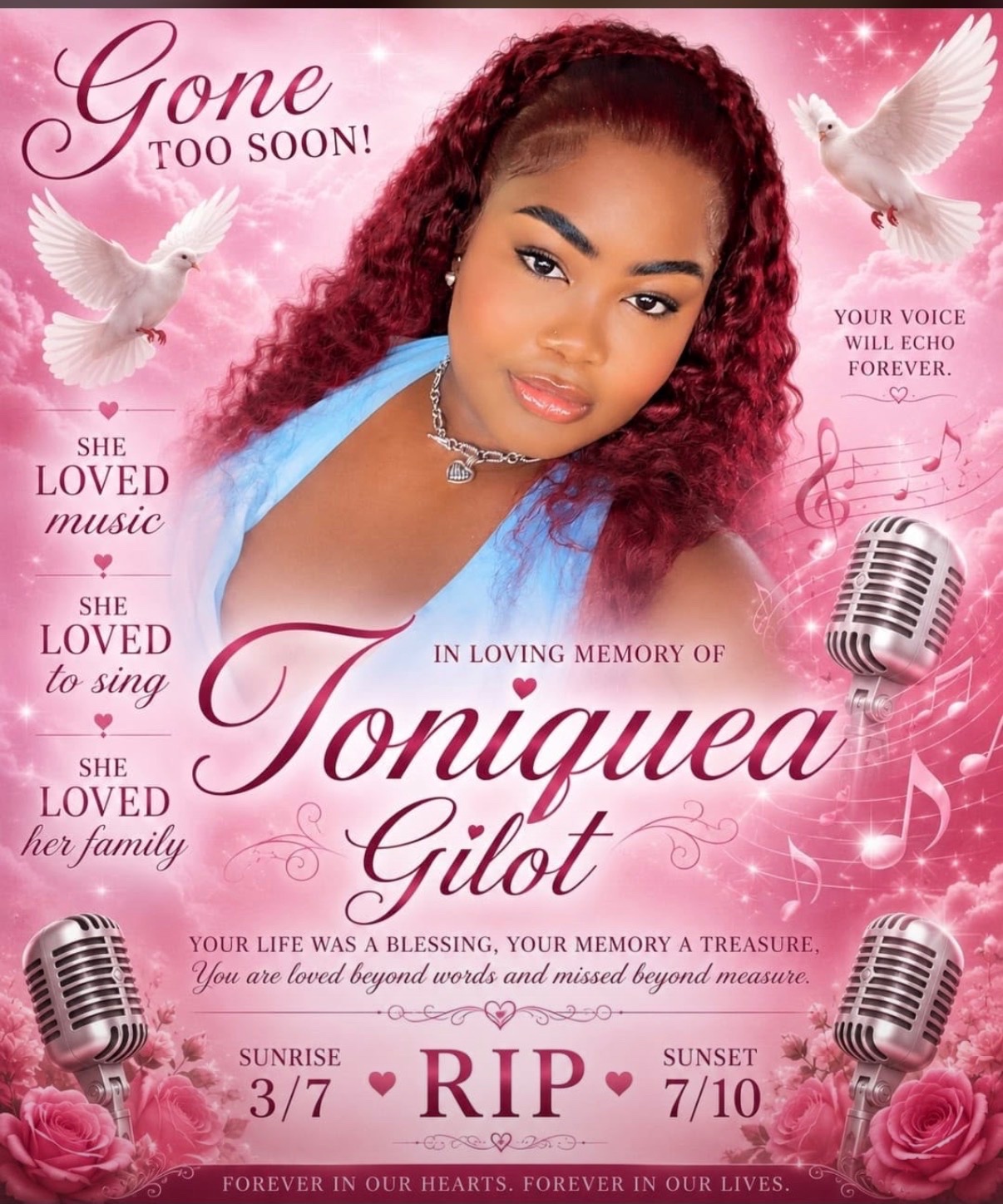 Honoring Toniquea Gilot’s Beautiful Life campaign photo, 7 of 8