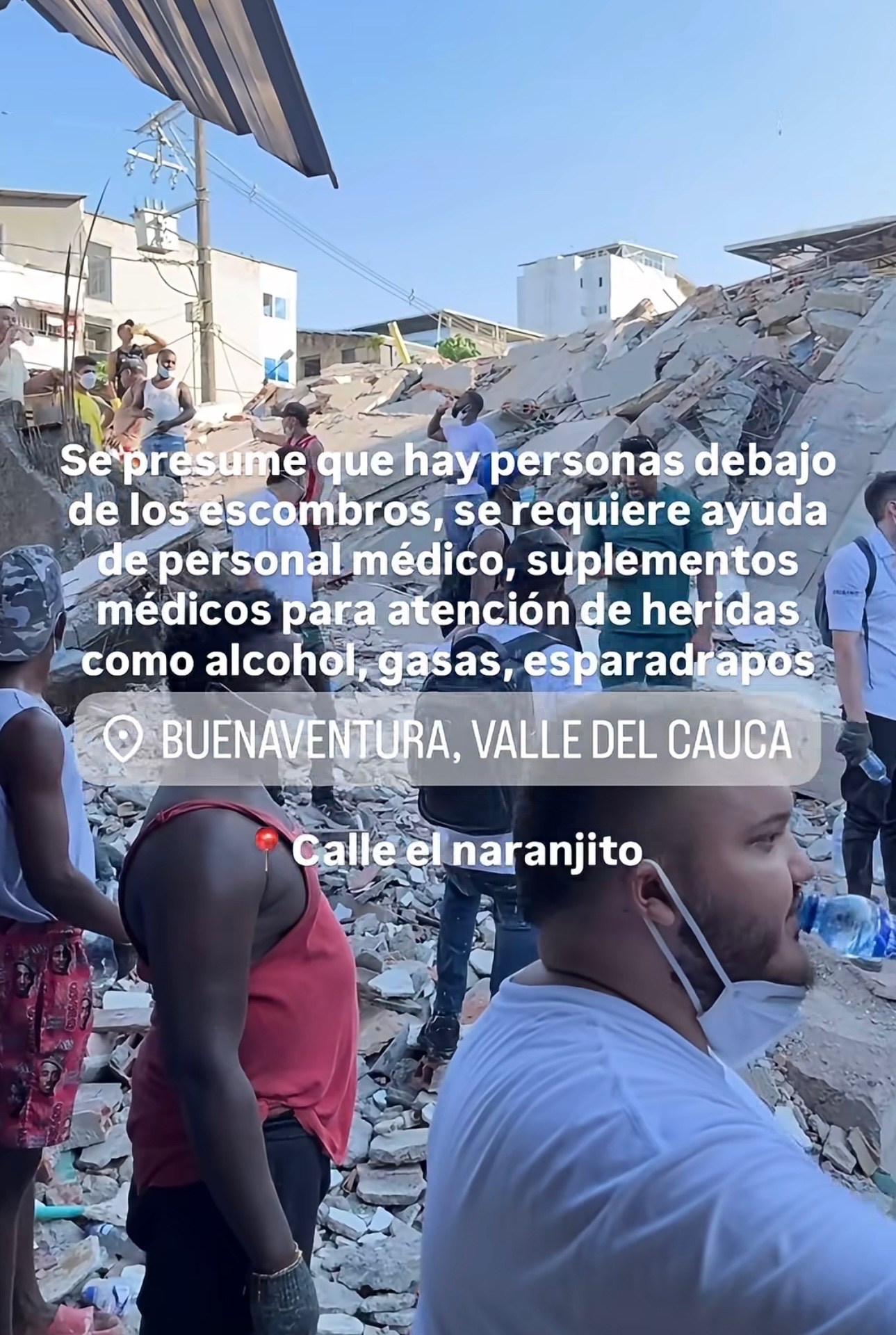 Support Buenaventura, Colombia After the Earthquake campaign photo, 6 of 7