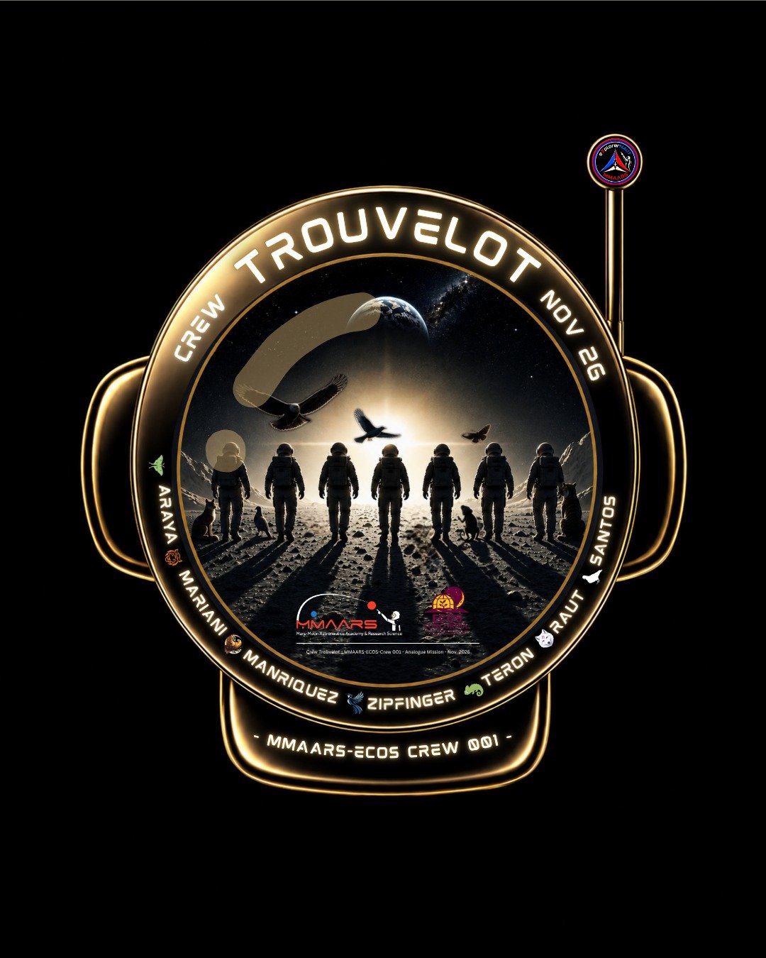 Support Crew Trouvelot Analog Mission campaign photo, 2 of 6