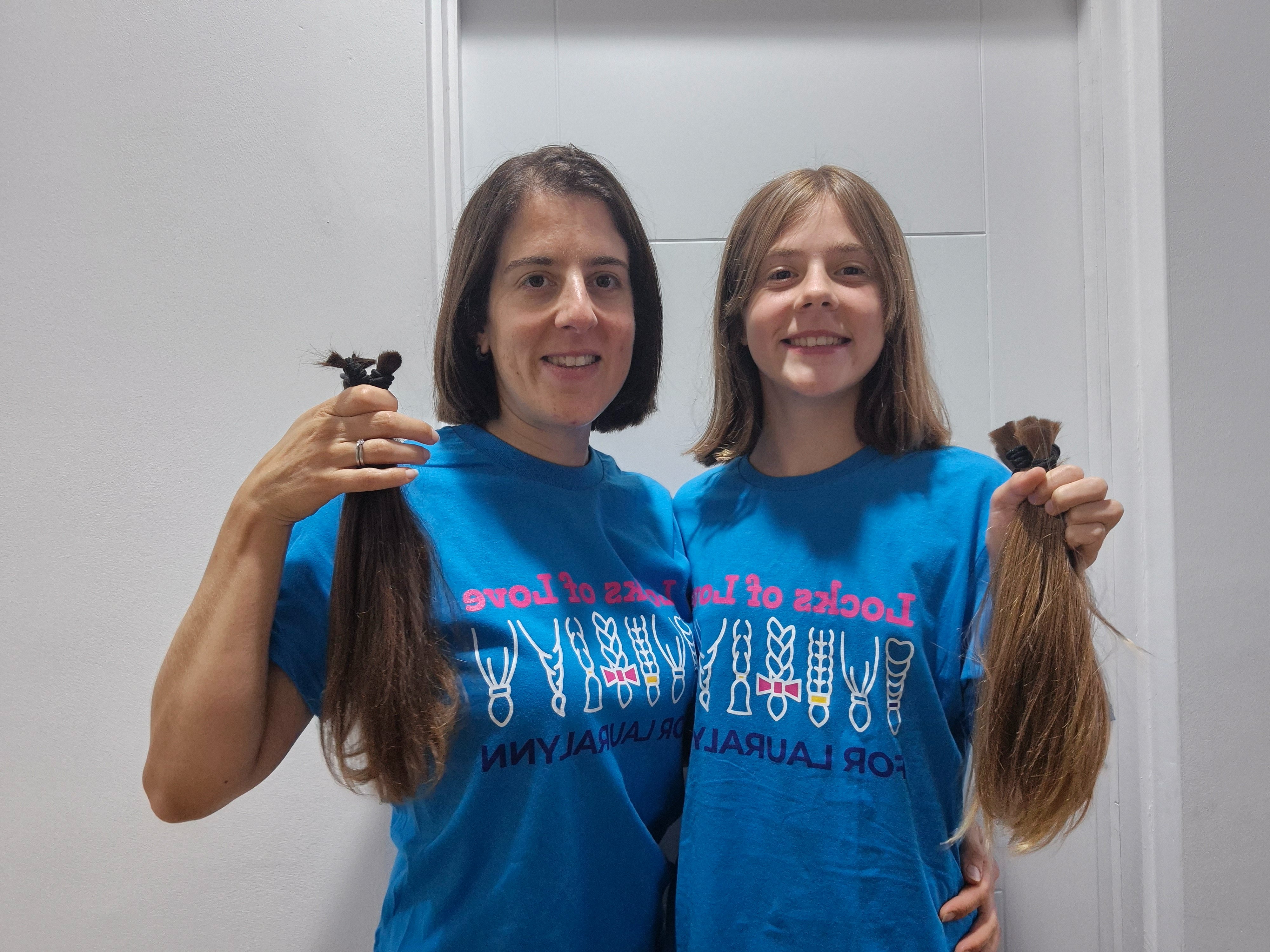 Two Ponytails, Two Causes, One Big Cut campaign photo, 2 of 5