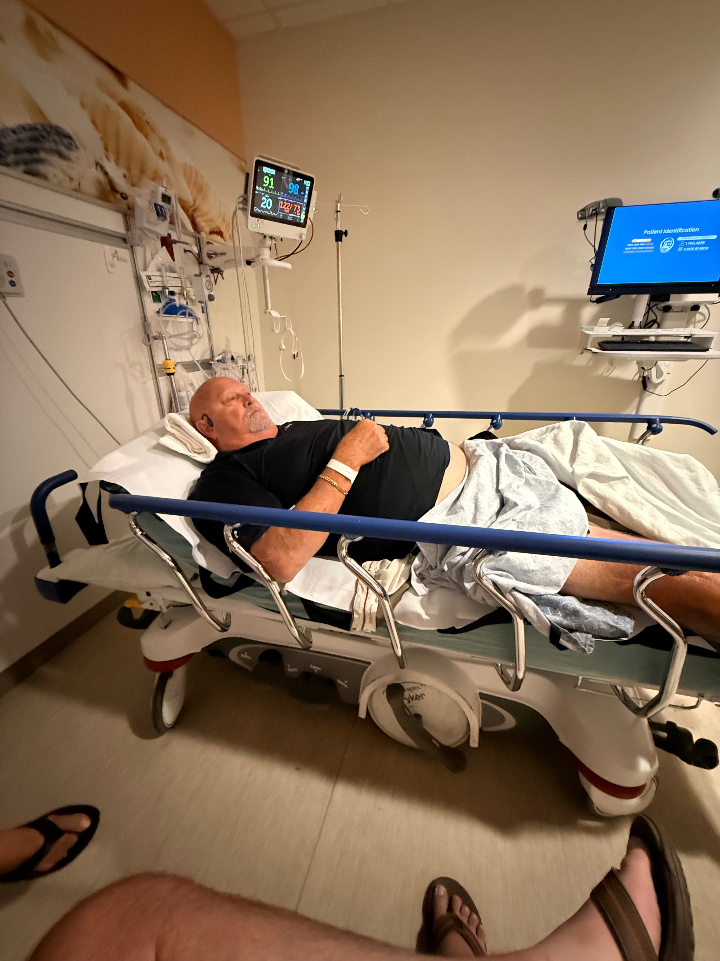 Standing by Dad After His Surgery and Complications campaign photo, 7 of 8