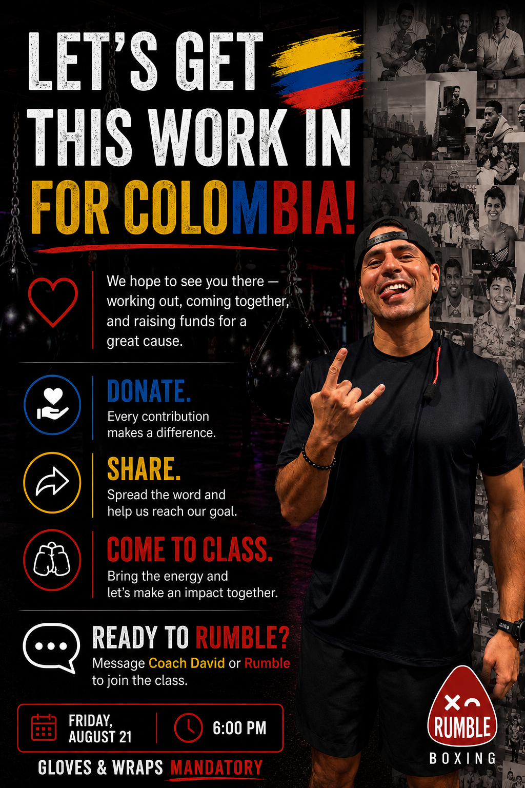 Rumble fundraiser for Colombia campaign photo, 5 of 7