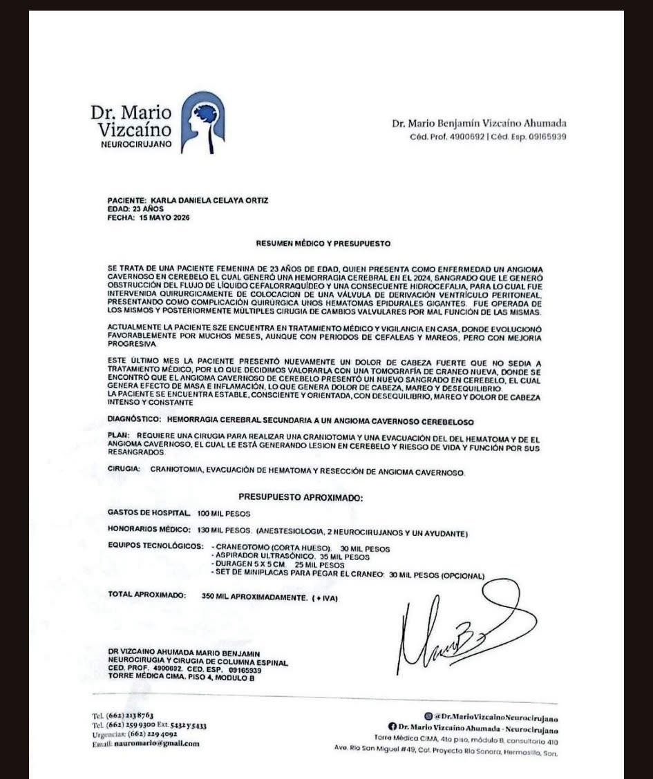 Foto de la recaudación de fondos Todos somos Karla, tu donación nos ayuda para gastos medicos, 4 de 7