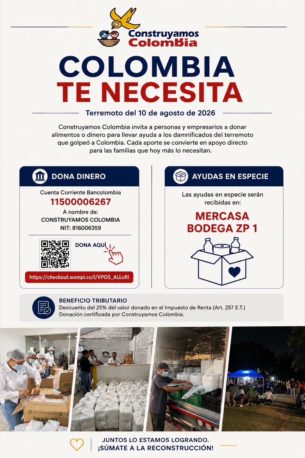 Help Colombia: Food, Shelter and Hope After the Earthquake campaign photo, 6 of 8