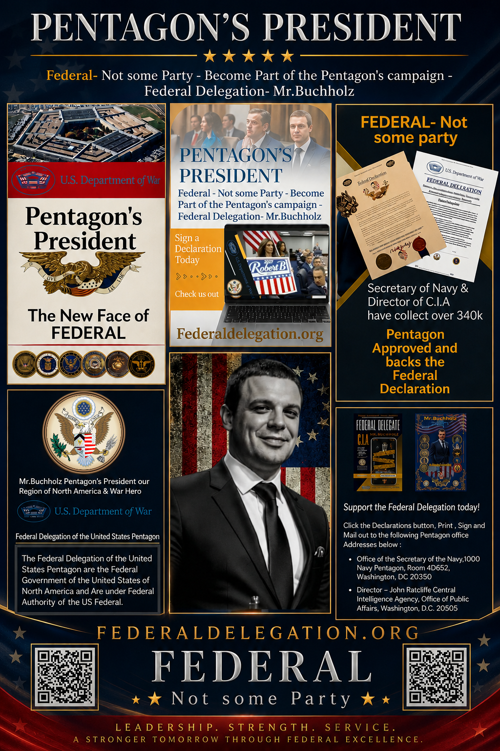 Federal Delegation of the US.PENTAGON campaign photo, 2 of 7
