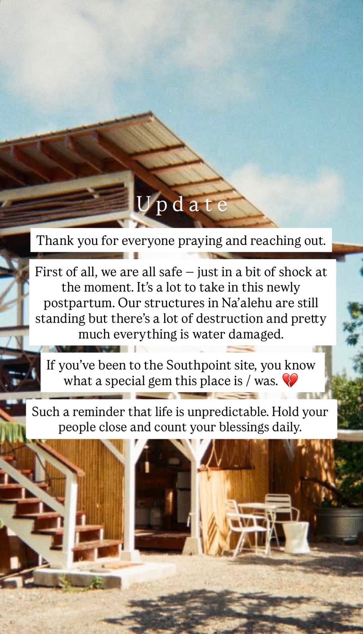 Help Family Rebuild After Hurricane Lala campaign photo, 7 of 8