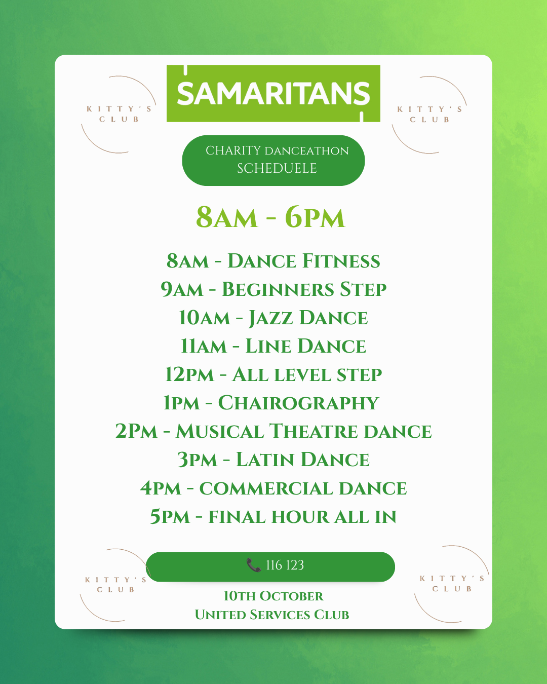 10 Hour Danceathon For Samaritans Charity! campaign photo, 2 of 5