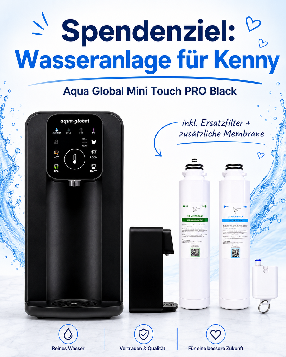 Sauberes Trinkwasser für Kenny und seine Mama campaign photo, 2 of 4