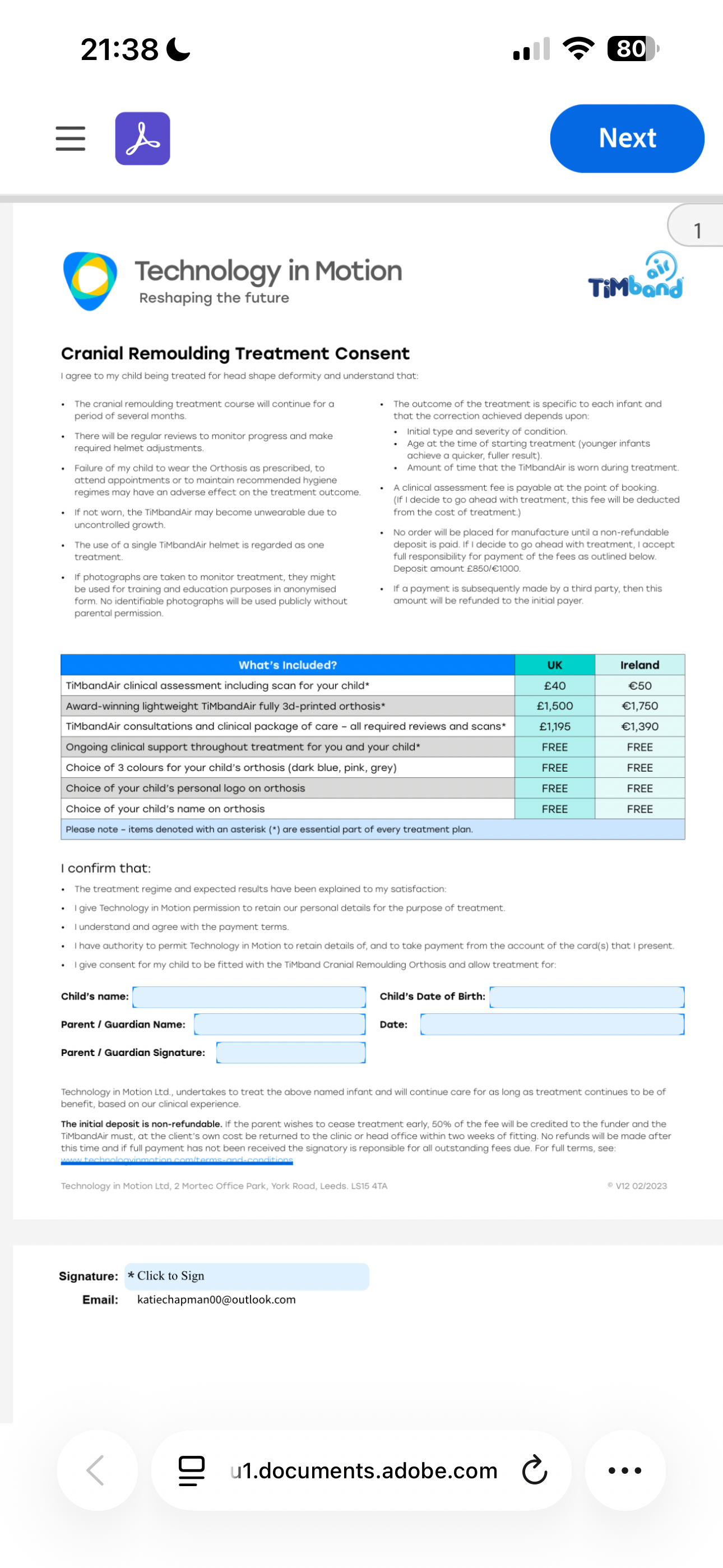 Harrison’s private specialist treatment campaign photo, 7 of 8