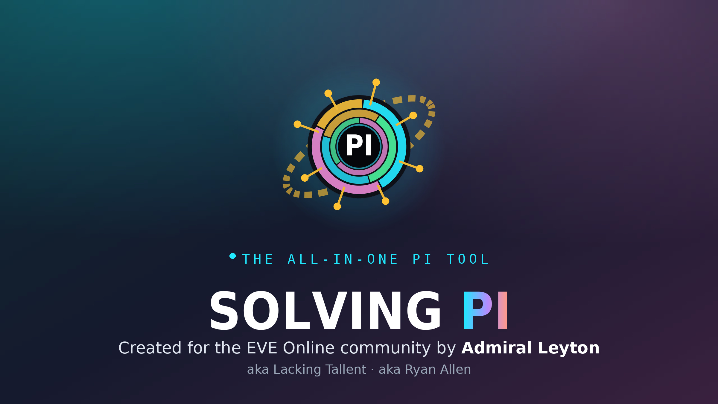 Solving PI — Free, Open-Source Planetary Industry for EVE campaign photo, 2 of 4