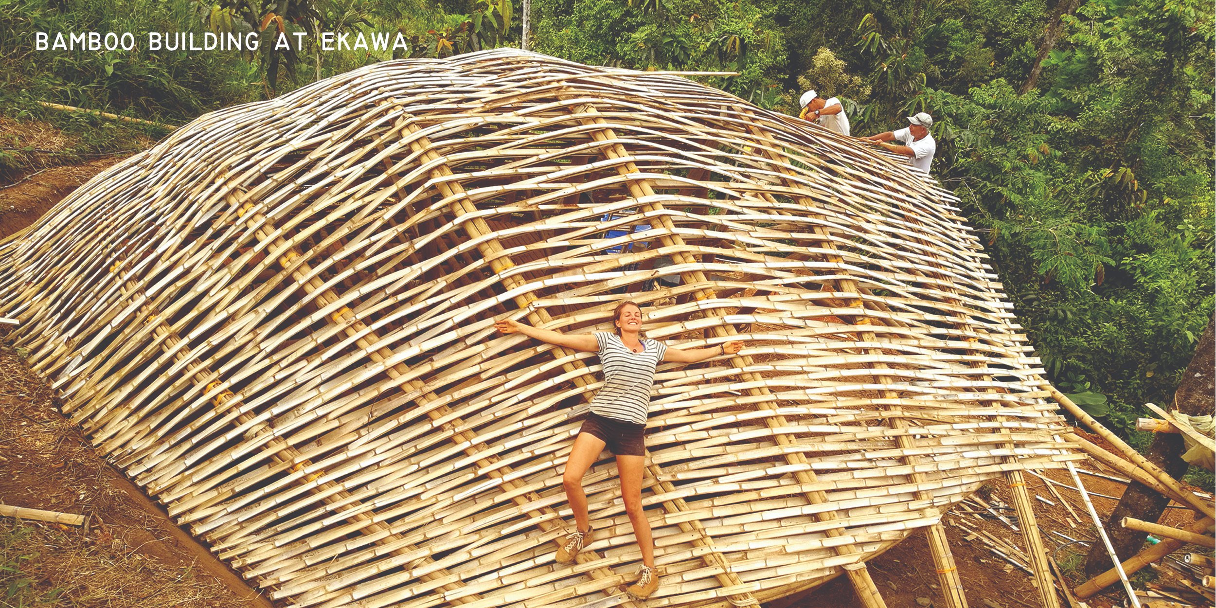 Bamboo shelters for earthquake relief in Colombia campaign photo, 4 of 8