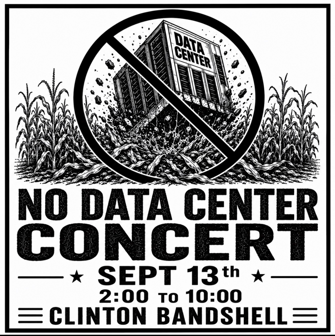 NO DATA CENTERS CONCERT campaign photo, 2 of 6