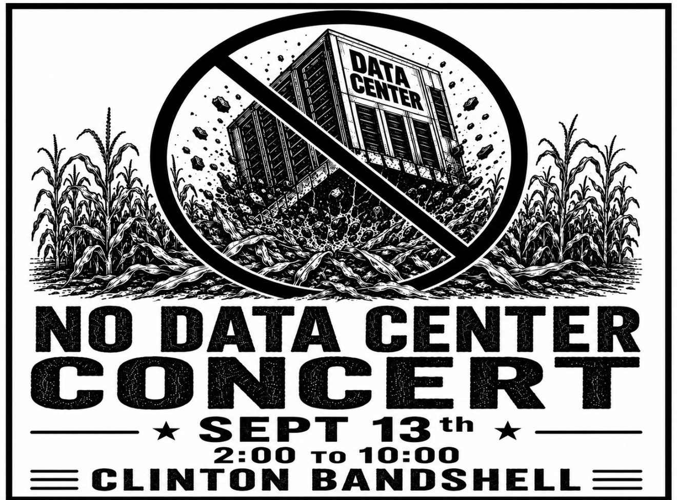 NO DATA CENTERS CONCERT campaign photo, 4 of 6