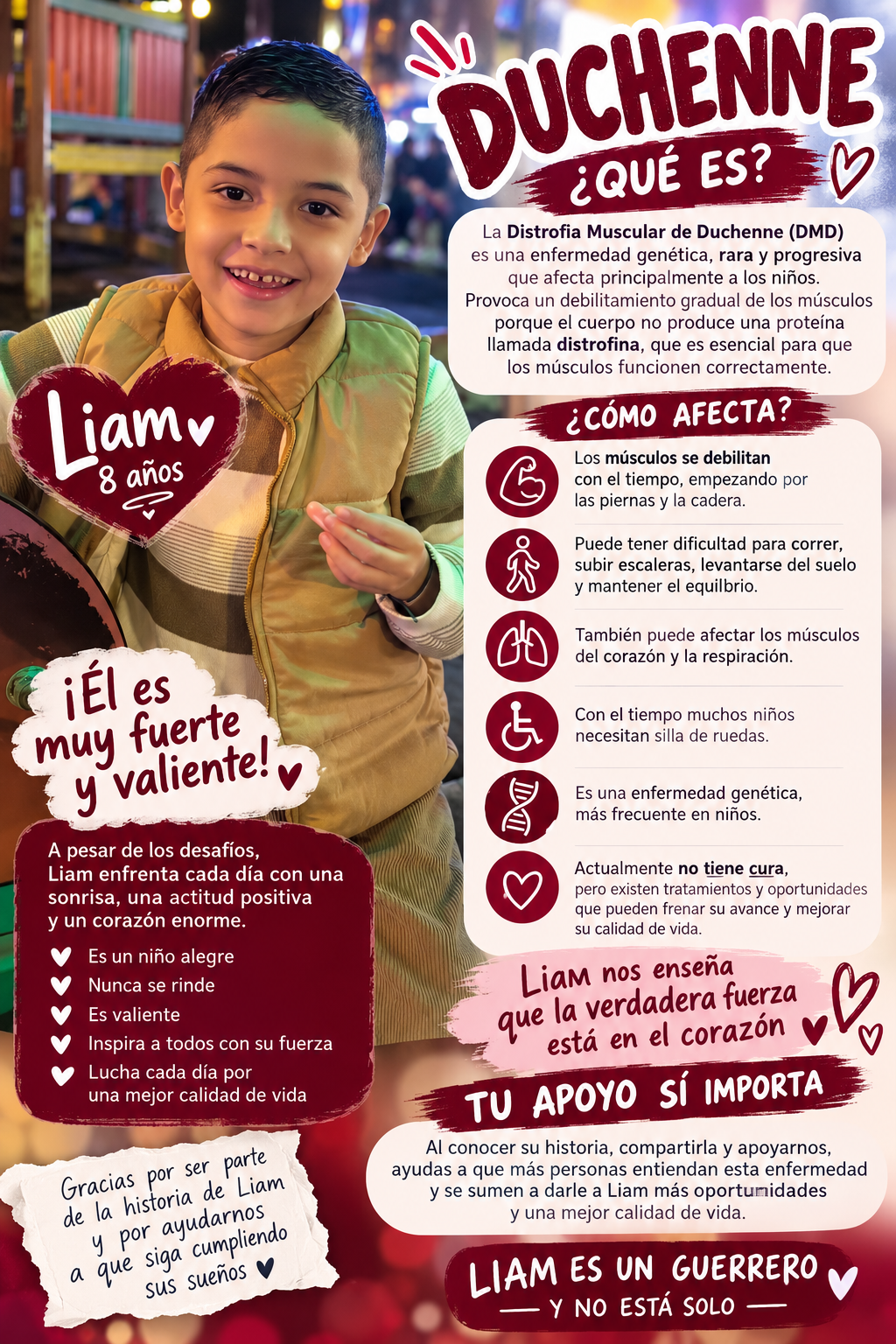 Foto de la campaña una oportunidad que liam no puede esperar;Ayúdame a ayudarlo, 6 de 10