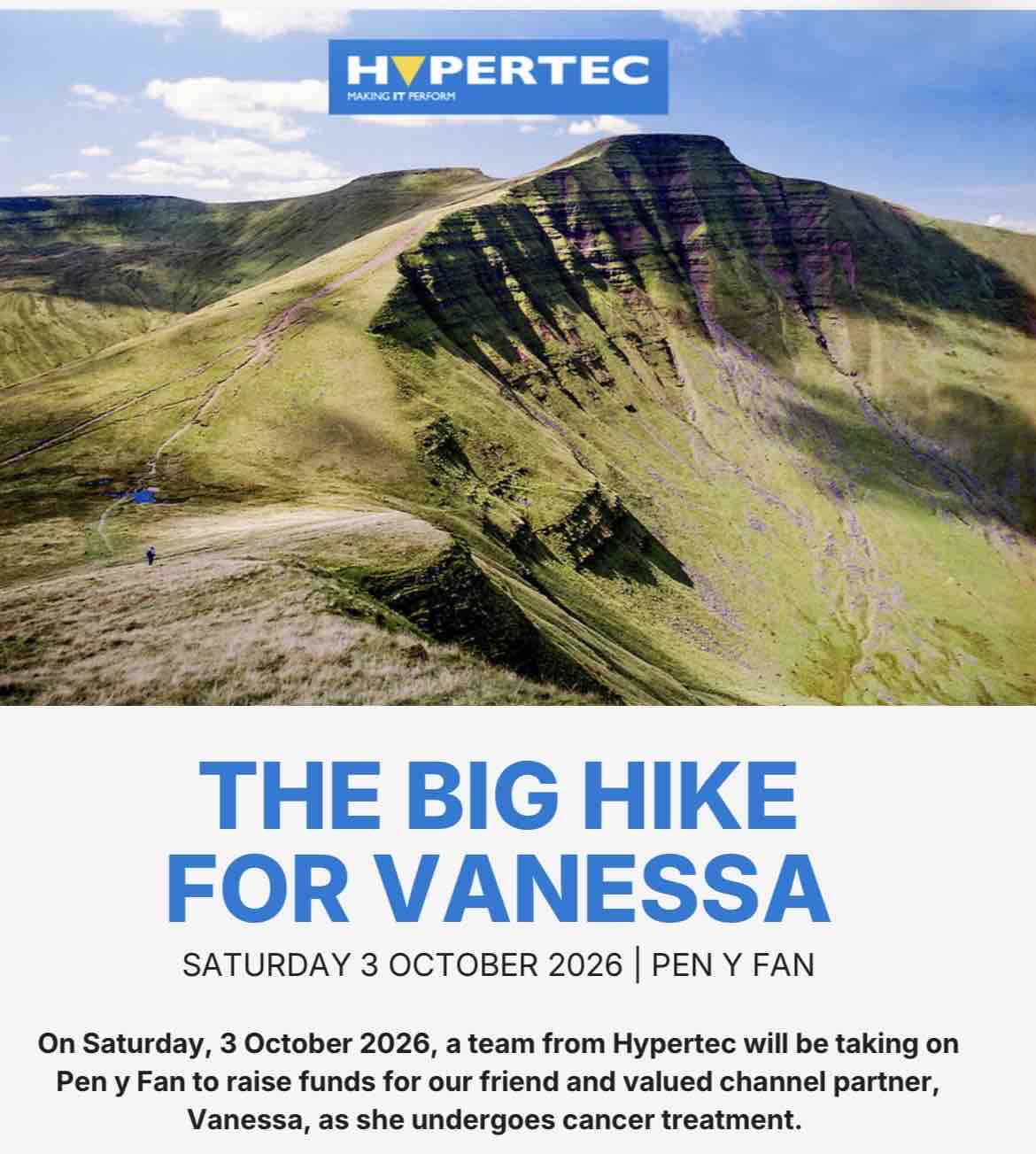 Hypertec’s Big Hike for Vanessa campaign photo, 5 of 7