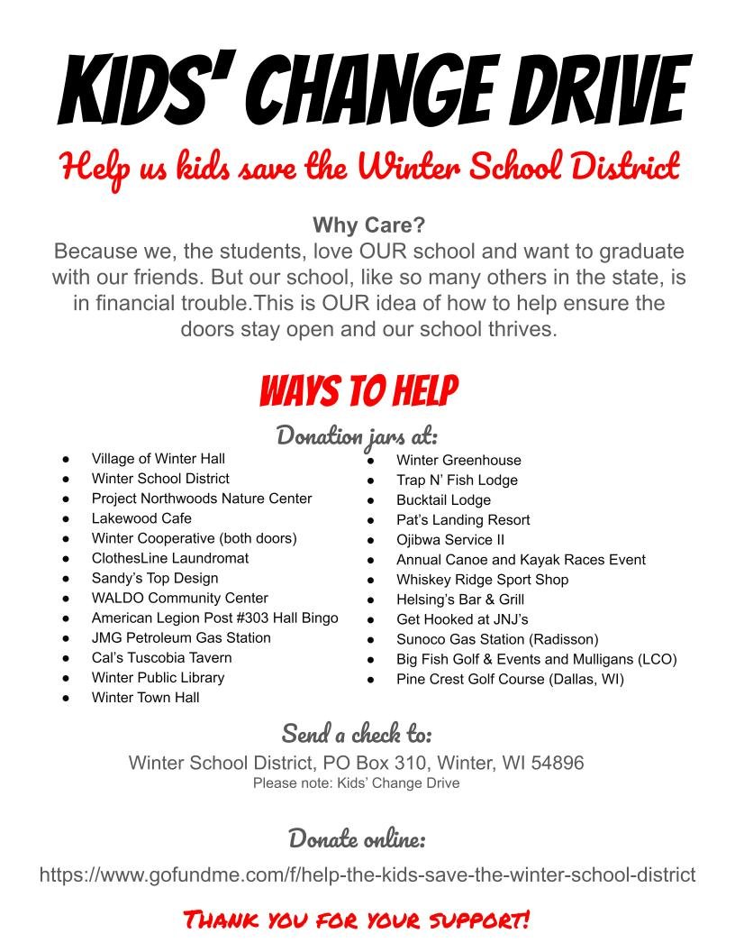 Help the Kids Save the Winter School District campaign photo, 4 of 7