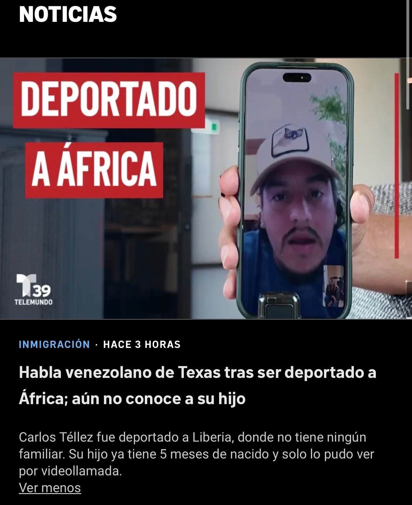 Ayudemos a Carlos después de su deportación a Liberia-Africa campaign photo, 6 of 7