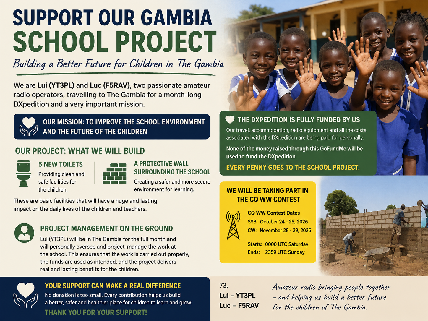 Support Our Gambia School Project campaign photo, 2 of 8