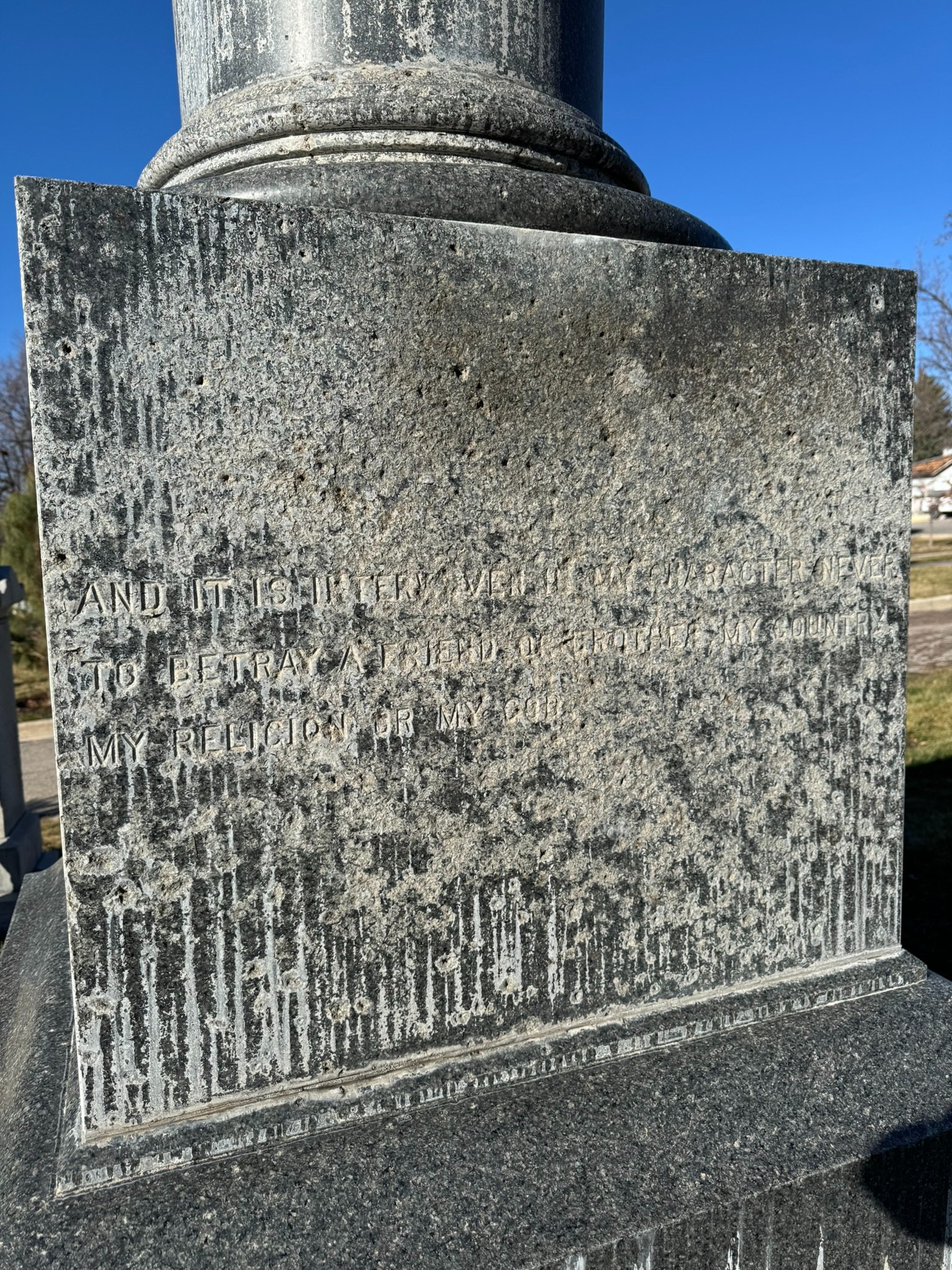 Restore the Daniel H. Wells Memorial Monument campaign photo, 7 of 8
