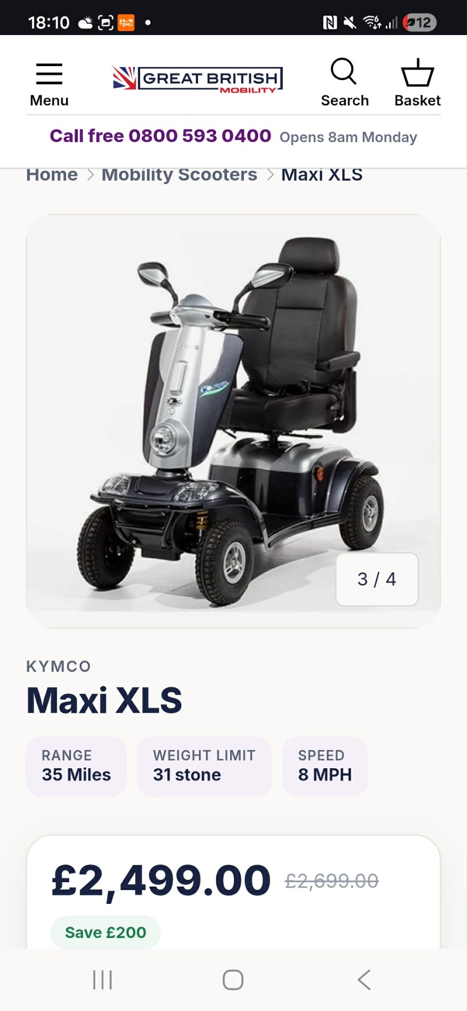 To a Mobility scooter campaign photo, 2 of 5