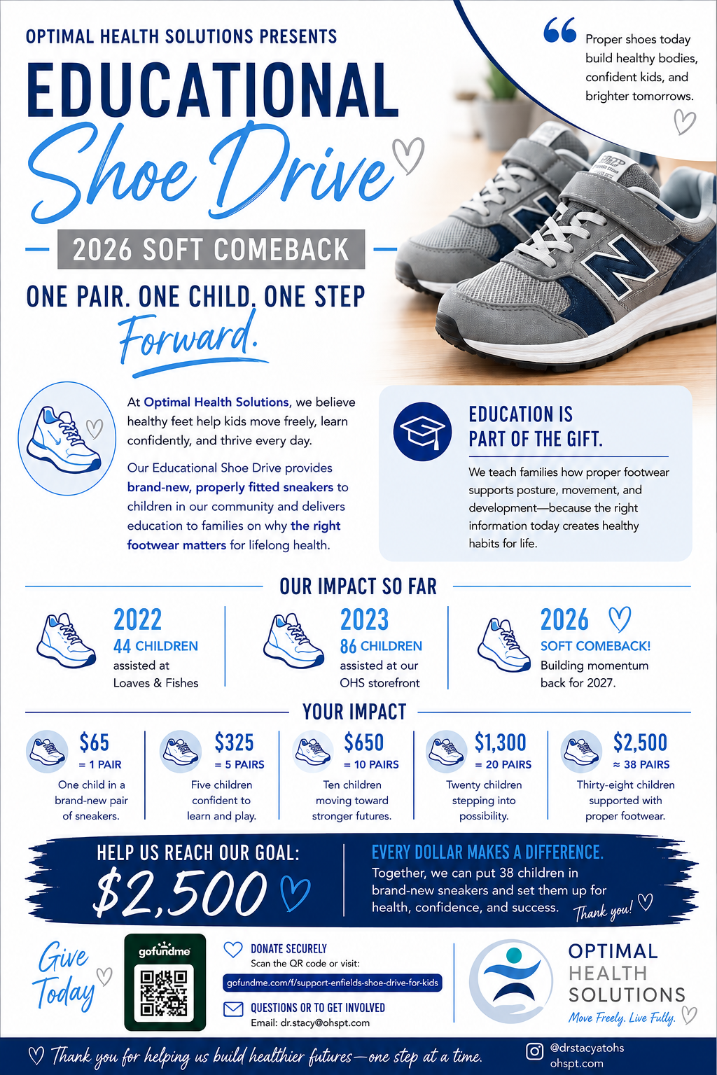 Support Enfield’s Shoe Drive for Kids campaign photo, 2 of 5