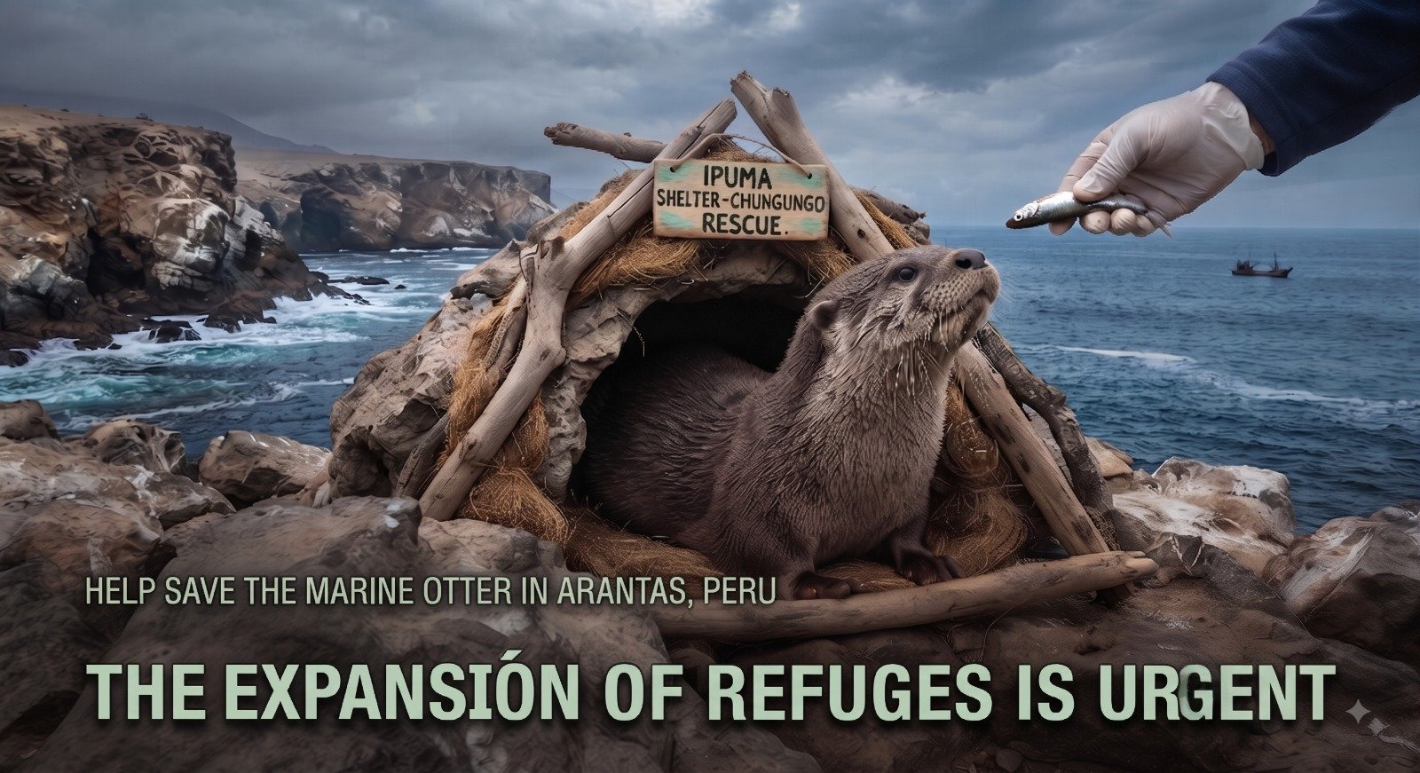 Protect Arequipa - Perú, Marine Otters campaign photo, 6 of 7