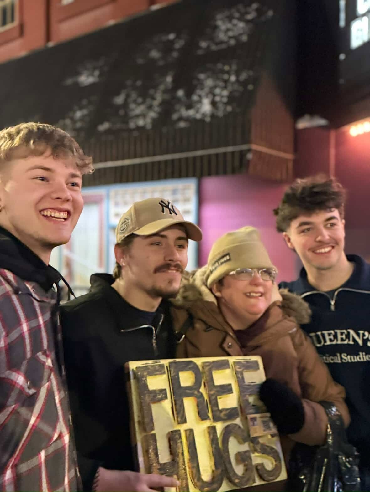 FREE HUGS TRAVELLER campaign photo, 2 of 8