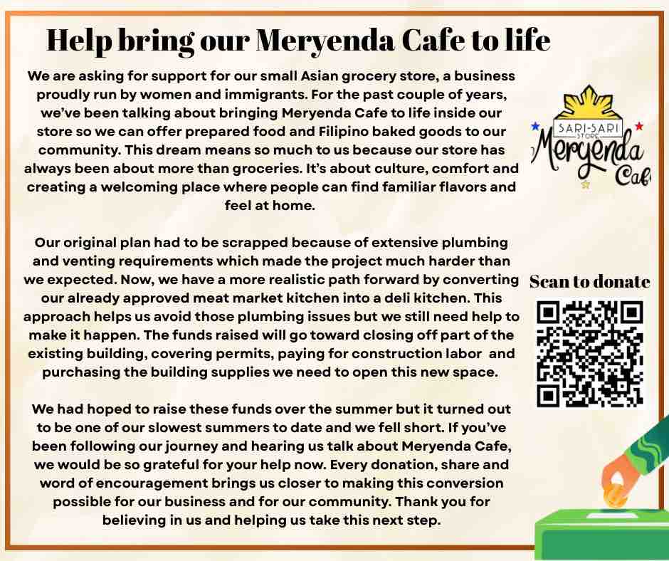 Help Us Open Meryenda Cafe campaign photo, 5 of 7