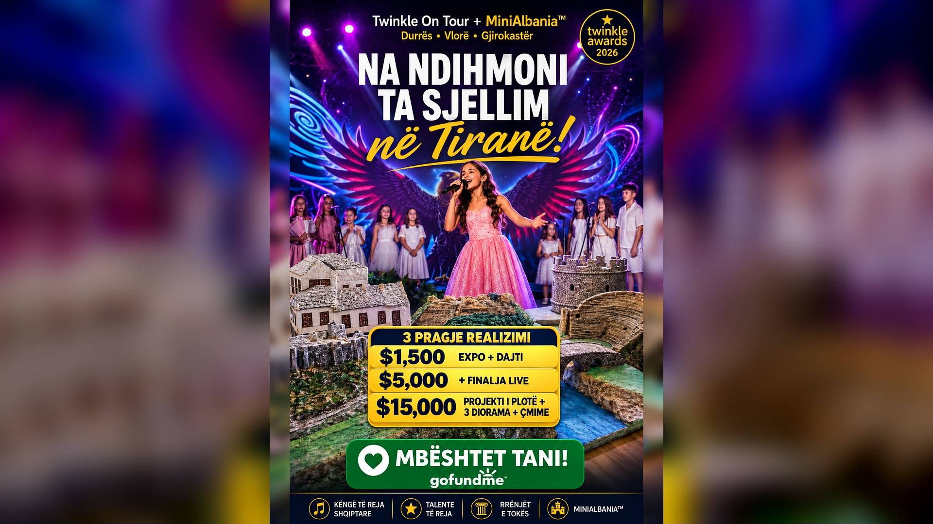 Mbështet Twinkle on Tour & MiniAlbania në Tiranë campaign photo, 2 of 4