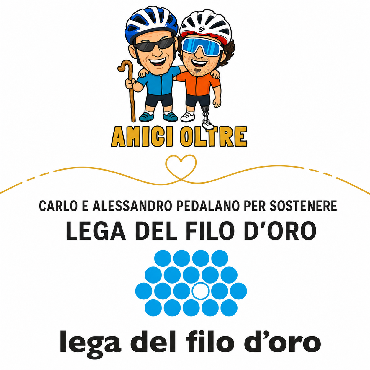 Amici Oltre - in bici per la Lega del Filo D'Oro campaign photo, 2 of 6