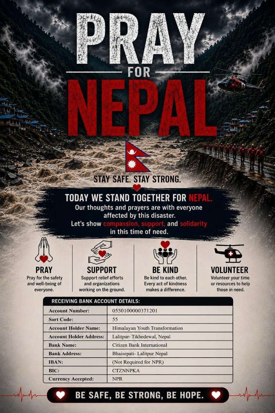 Stand With Nepal Families campaign photo, 2 of 4