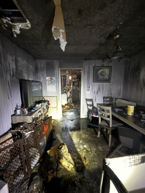 Rebuilding after the fire: Tyree and Ashley McAfee campaign photo, 2 of 7