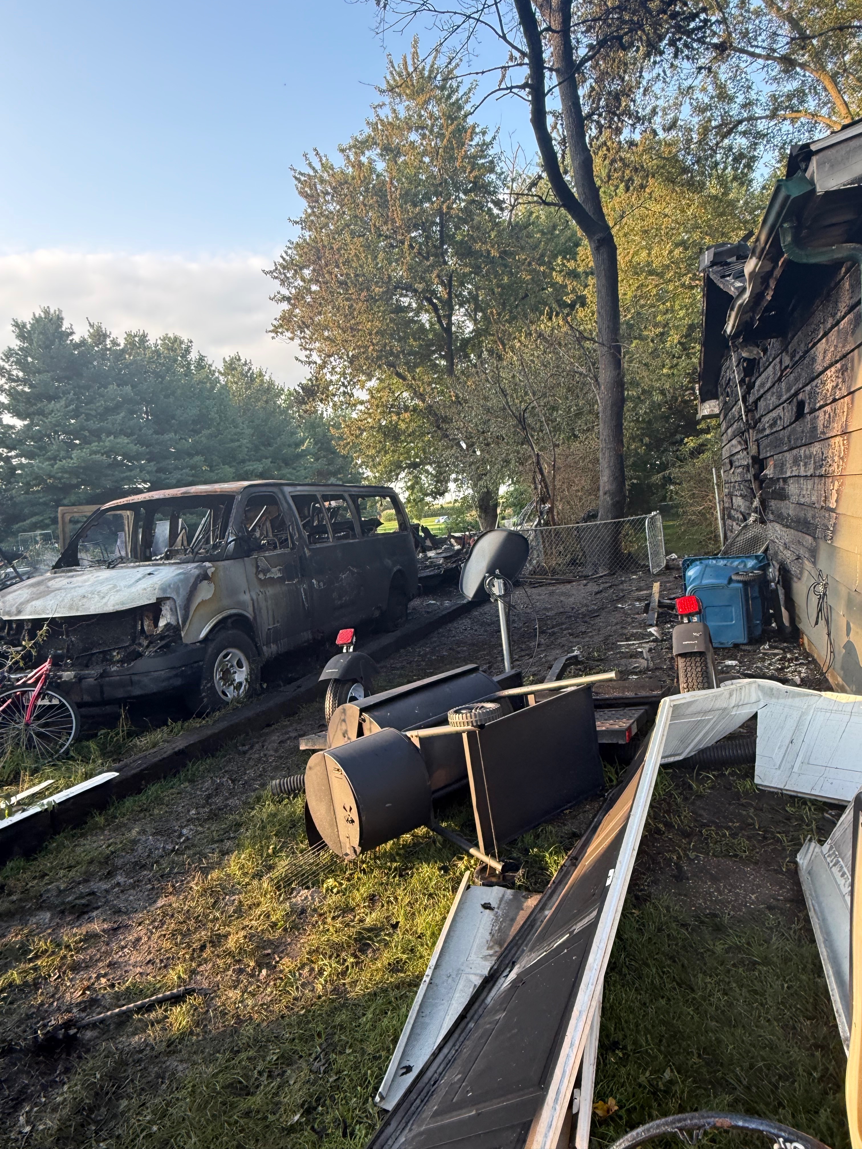 Rebuilding after the fire: Tyree and Ashley McAfee campaign photo, 4 of 7