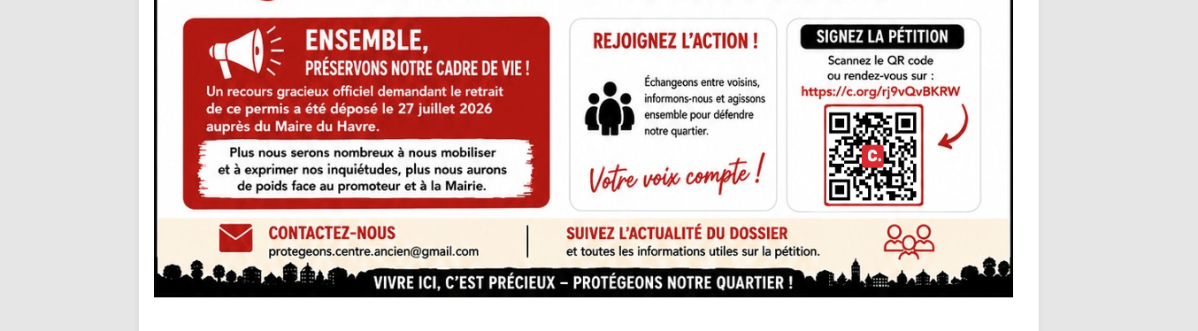 Photo de la campagne Recours Avocat - Préservons le centre ancien du Havre, 2 sur 6