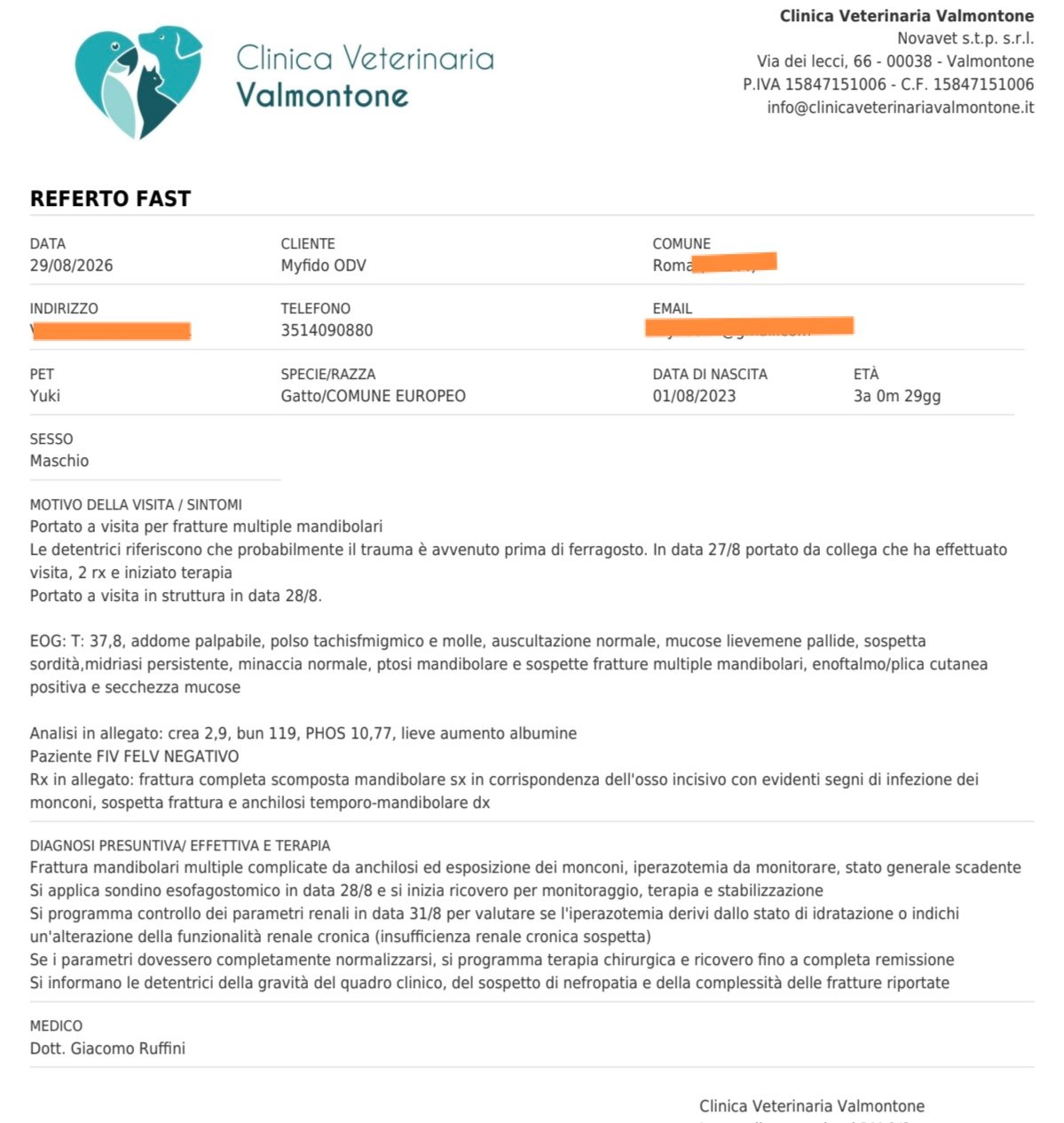 Fundraiser by My Fido Odv : YUKI HA BISOGNO DI TUTTI NOI, NON