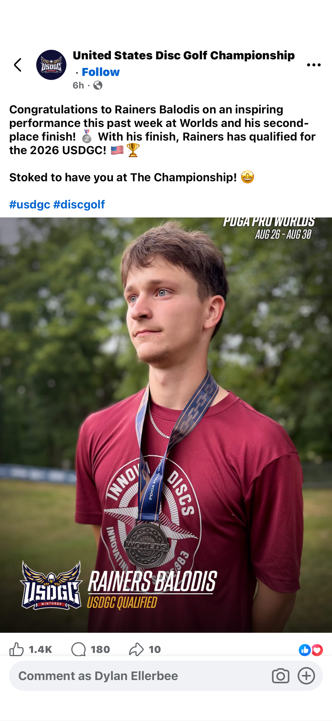 Support Rainers Balodis. Let’s Fund USDGC! campaign photo, 4 of 5
