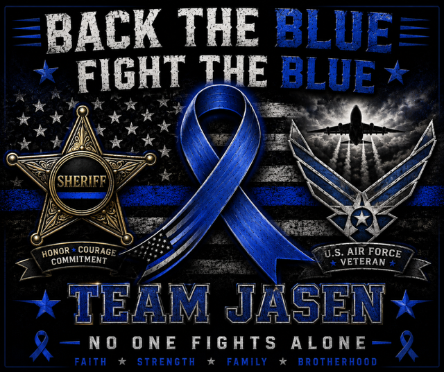 Back the Blue, Fight the Blue — Team Jasen campaign photo, 2 of 4