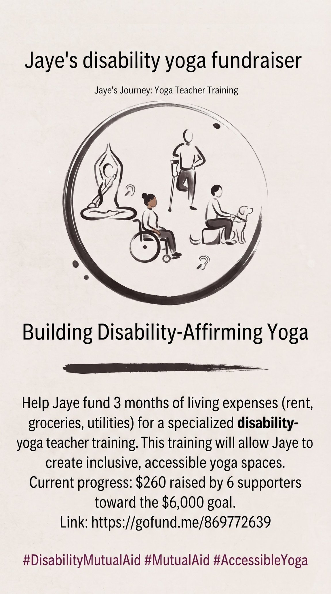 Help Jaye Bring Disability-Affirming Yoga to the World campaign photo, 5 of 7