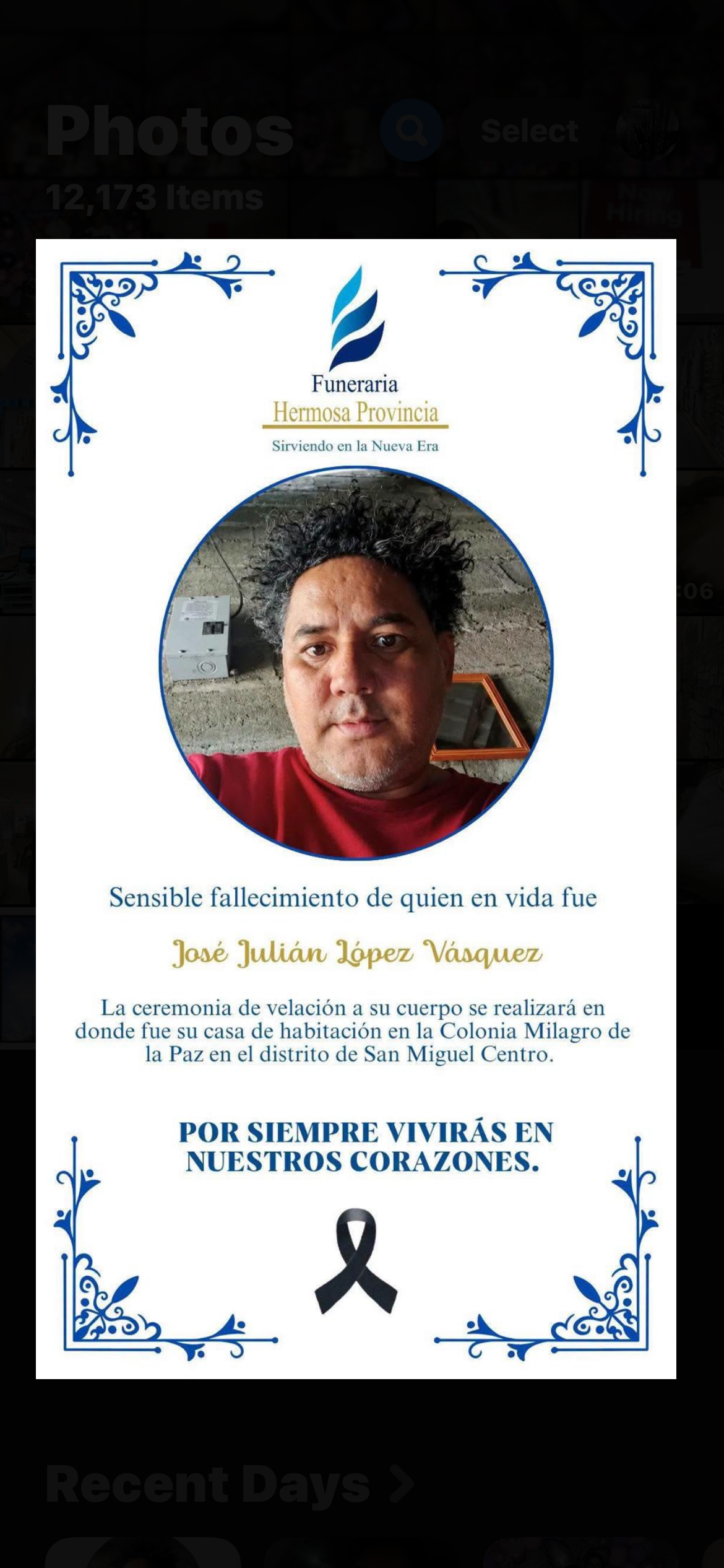 In Memory of Our Beloved Tio punga campaign photo, 4 of 5