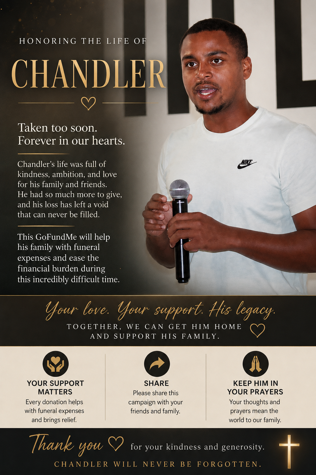 Support for Chandler Jones Family campaign photo, 2 of 4