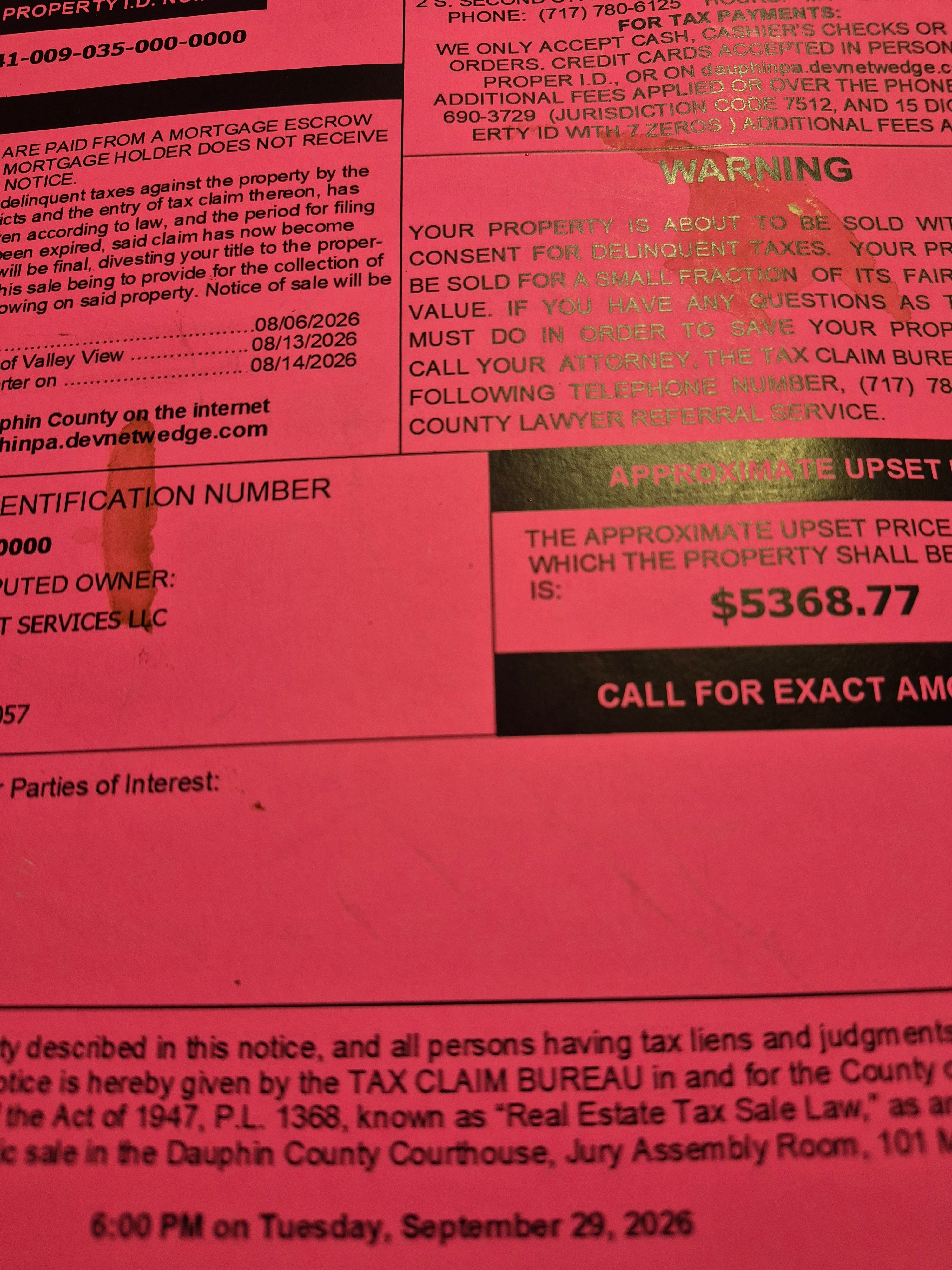Help David Scully Stop the Tax Sale on His Home campaign photo, 2 of 7