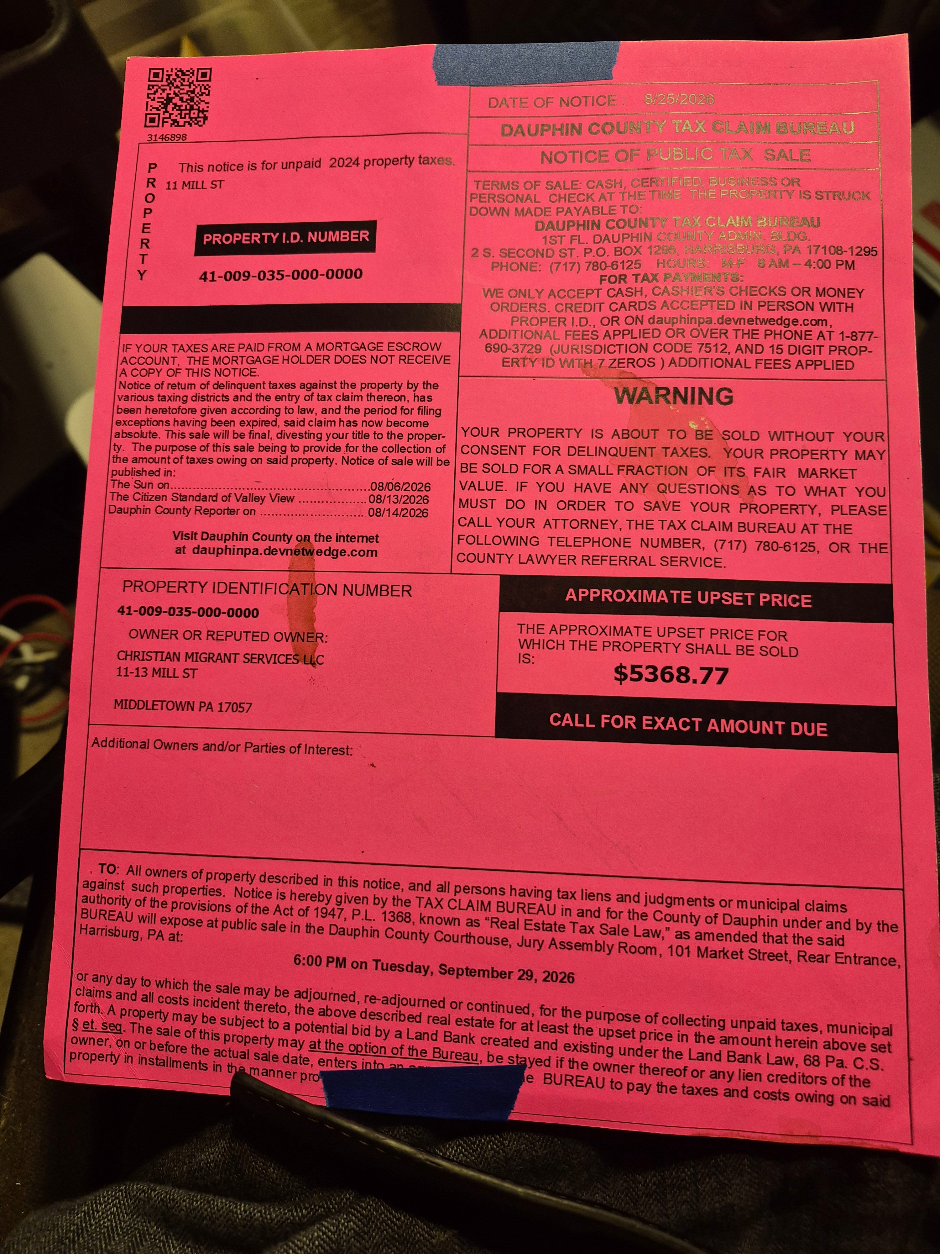 Help David Scully Stop the Tax Sale on His Home campaign photo, 4 of 7