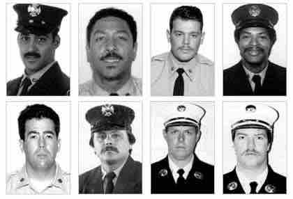 9-11 Memorial Flowers: Engine 205, Ladder 118 campaign photo, 2 of 5