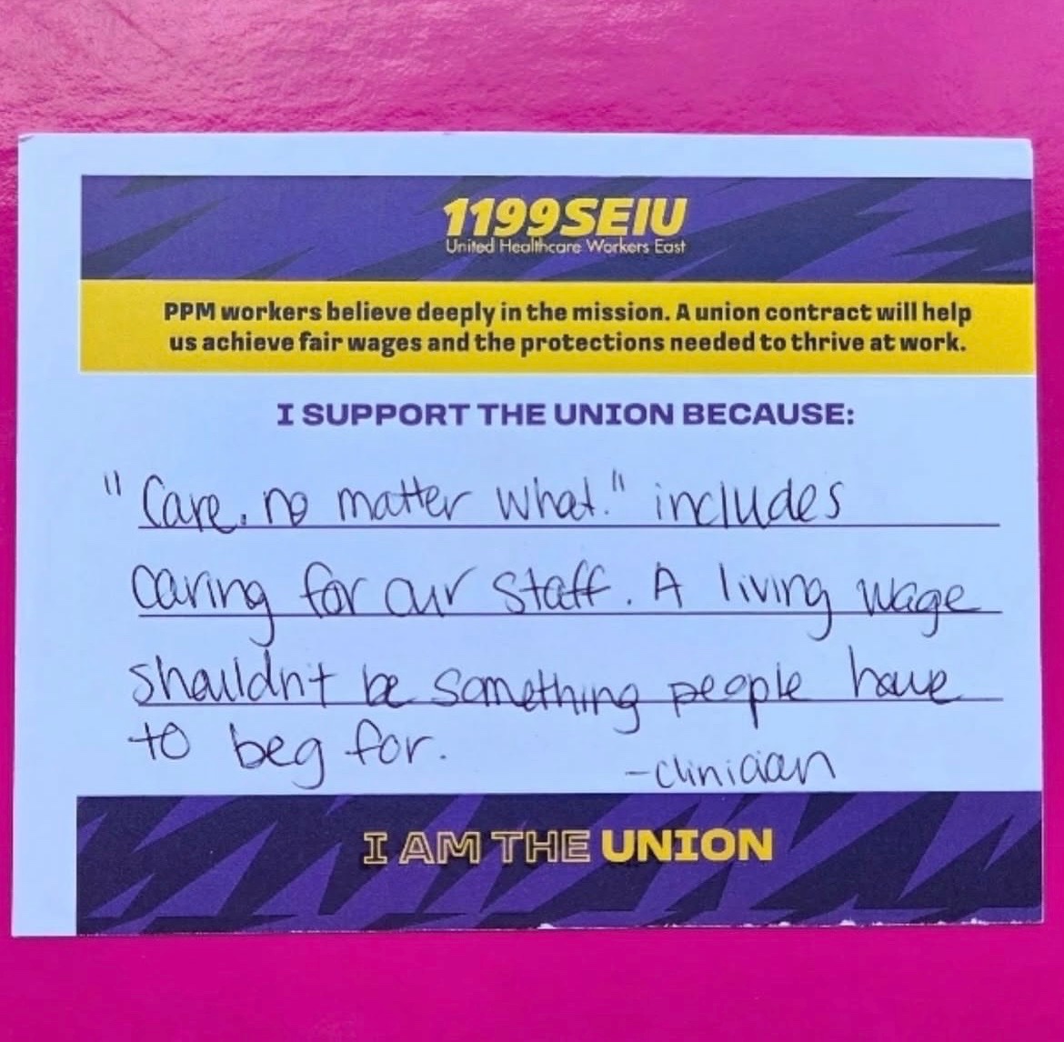 Planned Parenthood of Maryland Workers Strike Fund campaign photo, 4 of 8