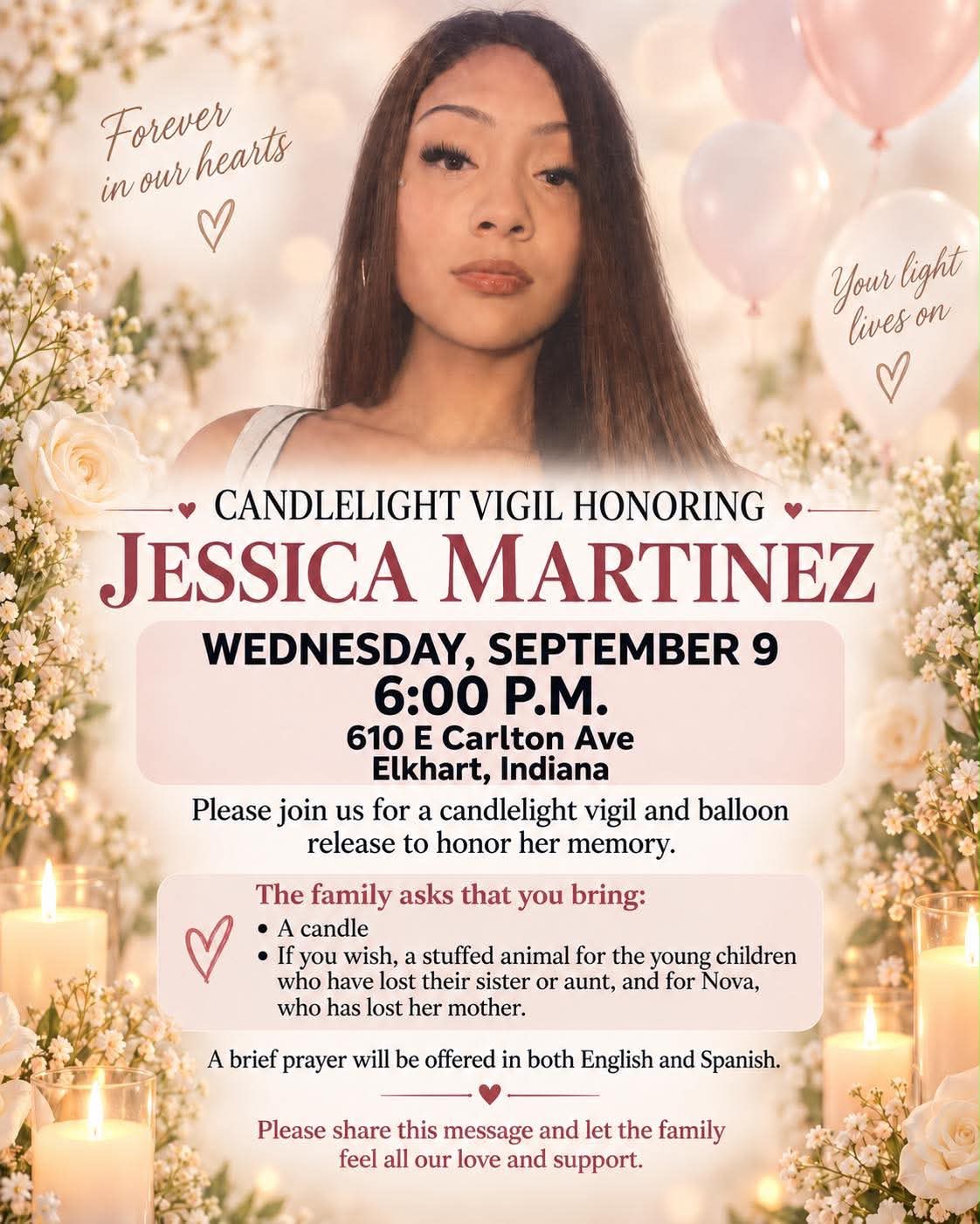 Jessica's Funeral Support campaign photo, 2 of 8