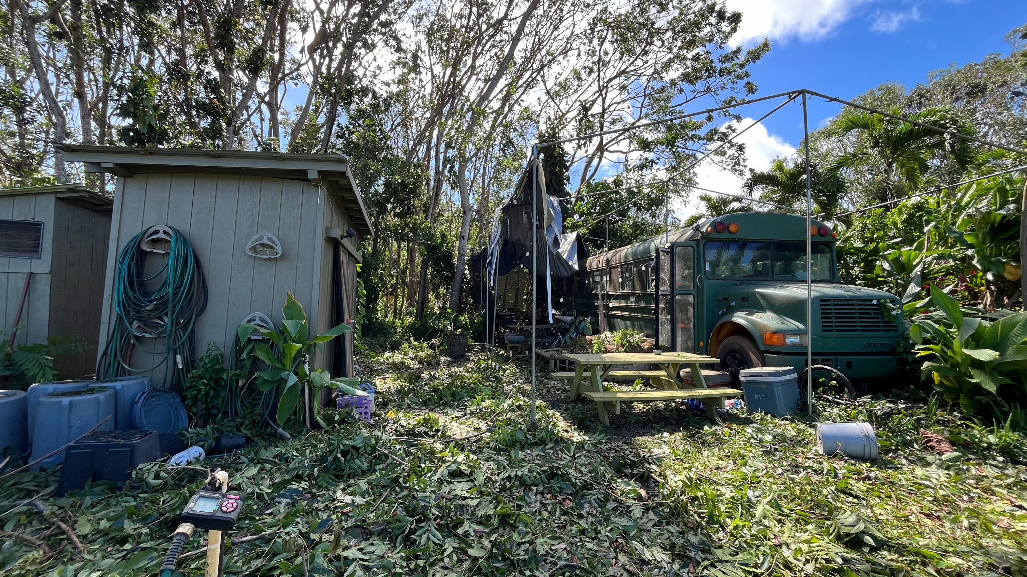 Kilauea Farm Damage Needs a New Greenhouse and Repairs campaign photo, 6 of 8