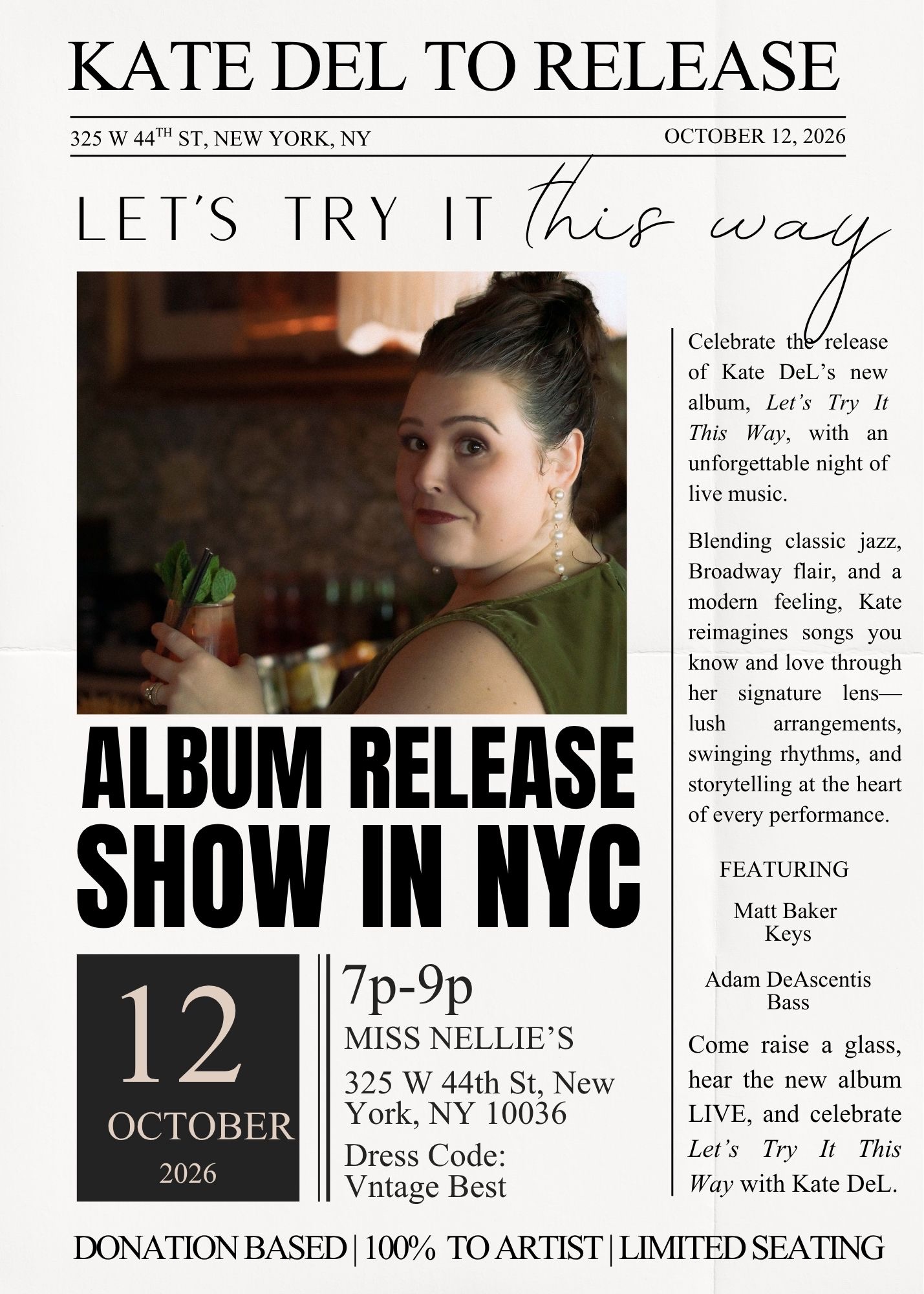 Help Kate DeL Release Let’s Try It This Way Album campaign photo, 5 of 6