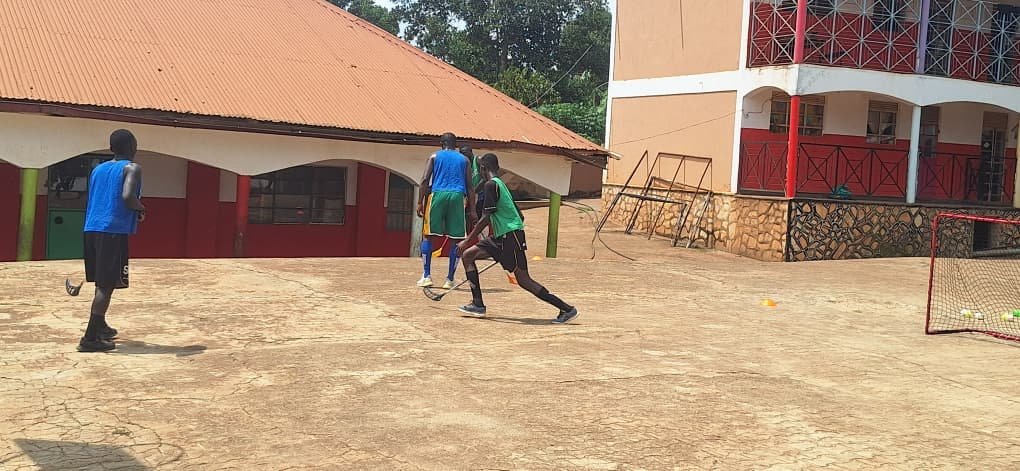 Chosen charity home Floorball pitch campaign photo, 4 of 5