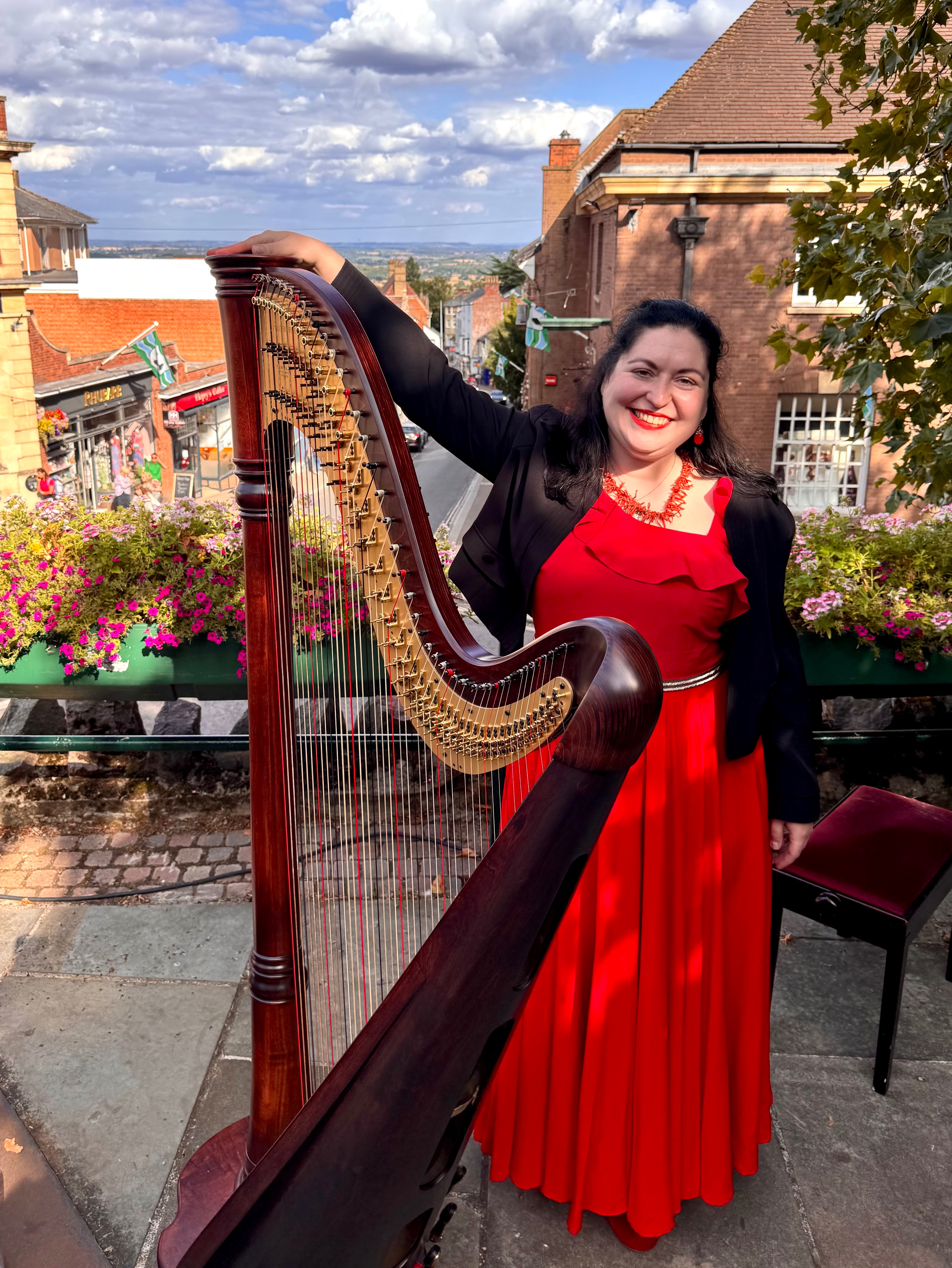 To write and record my first harp album inspired by the Alps campaign photo, 7 of 8
